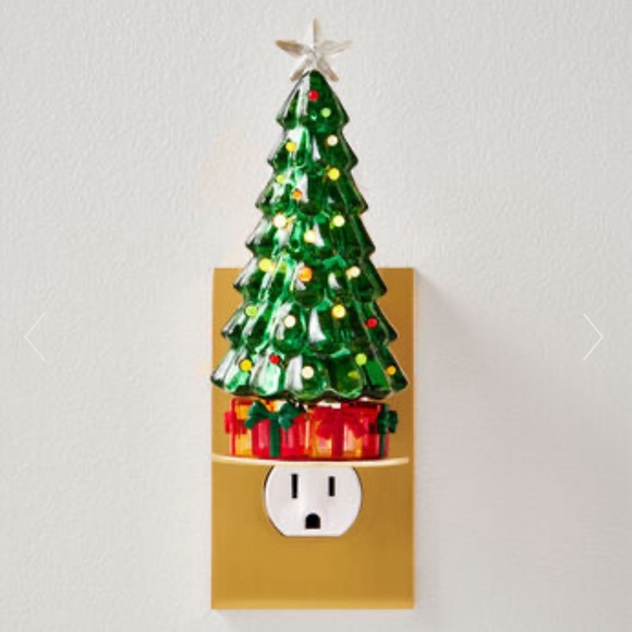 BATH AND BODY WORKS CHRISTMAS TREE NIGHTLIGHT WALLFLOWER PLUG - Picture 4 of 10
